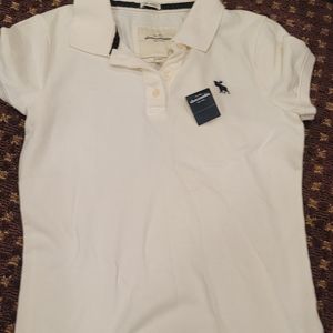 Abercrombie Girls white dress shirt